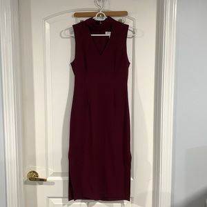 New Macy’s(BCBGeneration) Burgundy Midi Dress